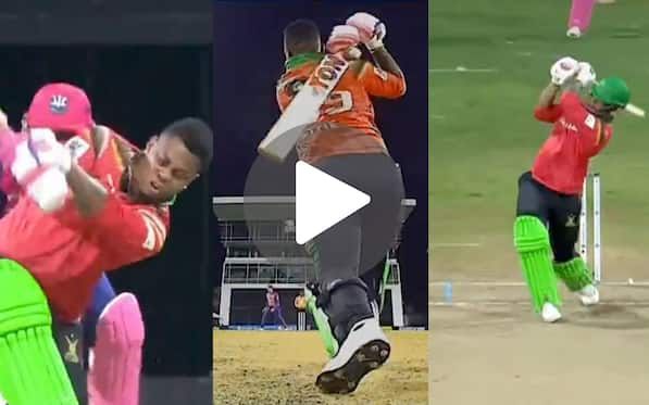 [Watch] 6,6,6 - Hetmyer Gets Off The Mark In Destructive Style In CPL 2024